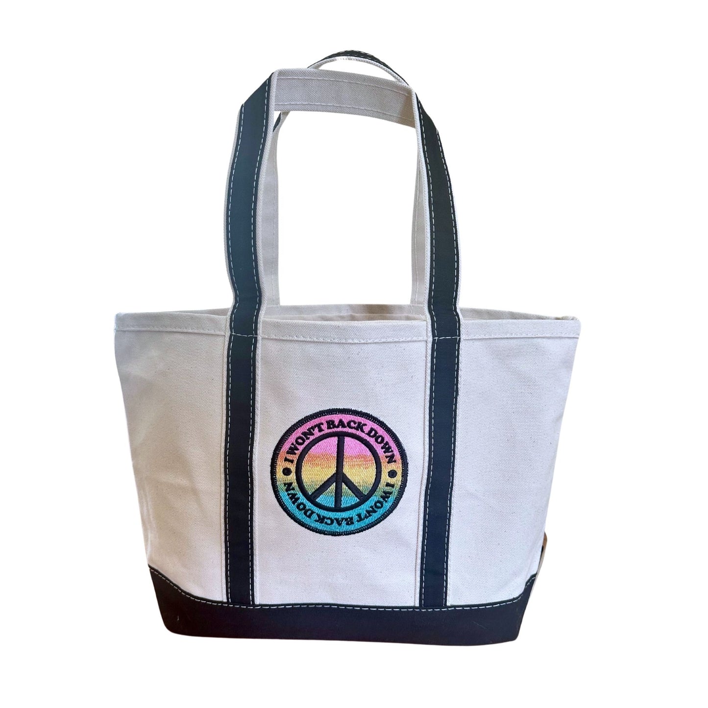 "I Won't Back Down" Embroidered Weekender